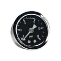 LIQUID FILLED FUEL PRESSURE GUAGE 1/8 NPT INLET 15PSI WHITE W/SILVER SCR