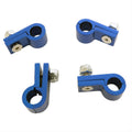 Russell Line Clamp For -6 Tubing Blue Anodize (4 Pack)