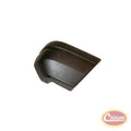 Front Left Bumper End Cap for 1991-1996 XJ Cherokee, MJ Comanche, Black Crown Automotive