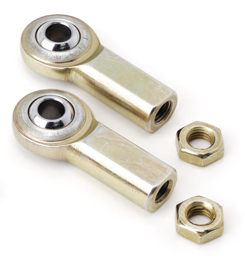 ROD ENDS 1/4IN28 W/NUT (PAIR)