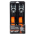15FT X 1IN RATCHET TIEDOWN W/PAD HANDLE 500 LBS. WLL (1500 LBS. BREAK STRENGTH