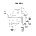 BRP OMC V4-V6 ANODES KIT ALUMINUM