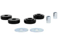 Gearbox - crossmember pad bushing 4 Bushings 2 Tubes 2 Washers Grease
