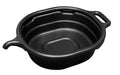 4.5 GALLON OVAL DRAIN PAN BLACK