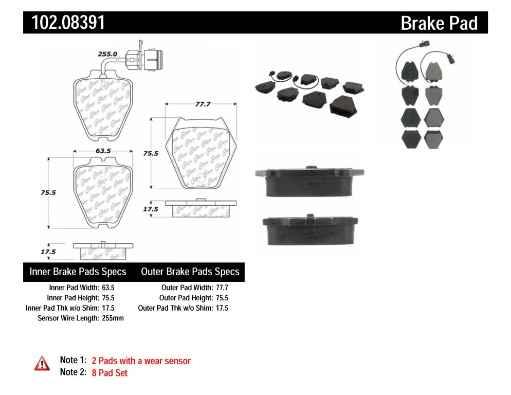 C-TEK Semi-Metallic Brake
