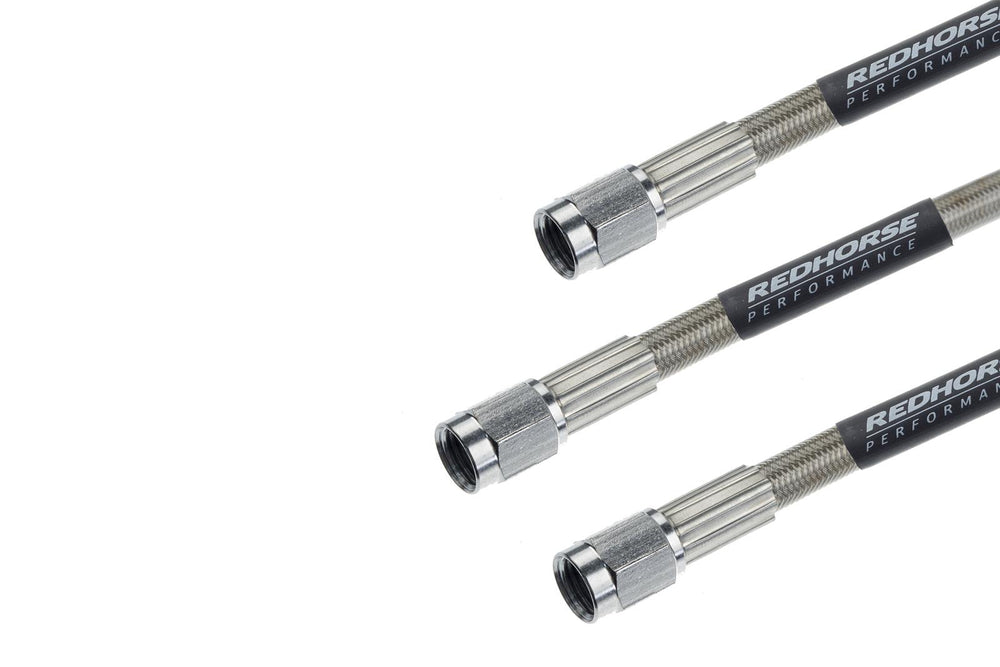 3AN Pre-Assembled Brake Lines- Stainless
