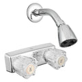 MH SHOWER FAUCET & SHOWER HEAD CHROME POLISHED