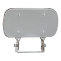 8 IN X 4 IN STAINLESS CONVEX LOOKDOWN MIRROR ASSEMBLY