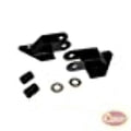 Black Mirror Relocation Bracket Set for 87-95 Jeep YJ Wrangler Left & Right RT Off Road