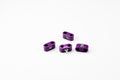 TCLAMP DOUBLE PLACE 5/16IN3/8IN 4 PIECES PURPLE