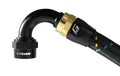 GReddy AN06 120 DEGREE HOSE END SWIVEL BLACK/GOLD ANODIZED
