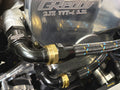 GReddy AN08 90 DEGREE HOSE END SWIVEL BLACK/GOLD ANODIZED