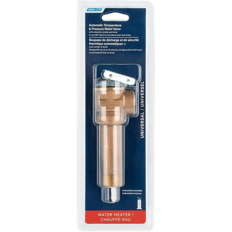 T&P VALVE 3/4' W/3-5/16' LONG SHANK