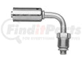 MALE SAE TUBE O-RING NUT - 90 BENT