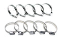HPS Performance Stainless Steel Embossed Hose Clamps SAE 10 10pc Pack 3/4 - 1-1/8 (19mm-28mm)
