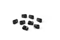 TCLAMP SINGLE PLACE 3/16IN 8 PIECES BLACK