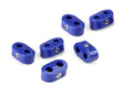 TCLAMP DOUBLE PLACE 1/4IN1/4IN 6 PIECES BLUE