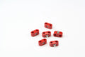 TCLAMP DOUBLE PLACE 1/4IN3/16IN 6 PIECES RED