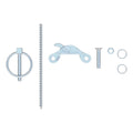 REPLACEMENT QSERIES 5TH WHEEL HANDLE LOCK HARDWARE
