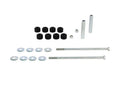 Sway bar - link 8 Bushings 2 Tubes 2 Bolts 8 Washers 2 Nuts Grease