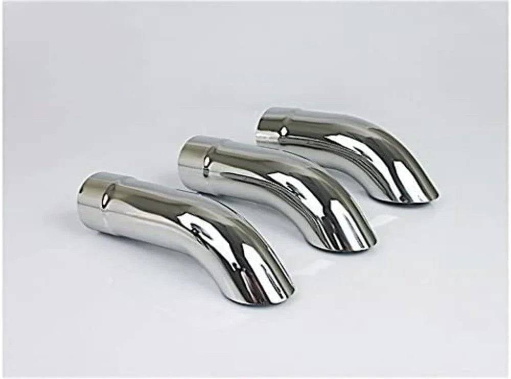 9.00IN SS TURNDOWN SS EXHAUST TIP 2.50IN ID / 2.75IN OD