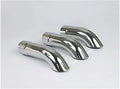 9.00IN SS TURNDOWN SS EXHAUST TIP 2.50IN ID / 2.75IN OD