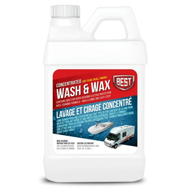 BEST 128 OZ. WASH AND WAX CONCENTRATE