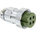 4 PIN ROUND XDCR PLUG, 83" DIA.