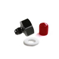 6AN-660 BOTTLE NUT ADAPTER-AL7075-BLACK