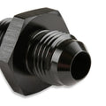 BLACK ALUM TUBE ADPT -8 MALE AN TO 1/2"