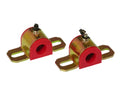 Prothane Universal Greasable Sway Bar Bushings - 17MM - Type A Bracket - Red