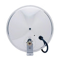 HD 8 1/2 ROUND CONVEX SS OFFSET HEATED