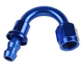 04 150 DEGREE AN/JIC HOSE END PUSH LOCK BLUE