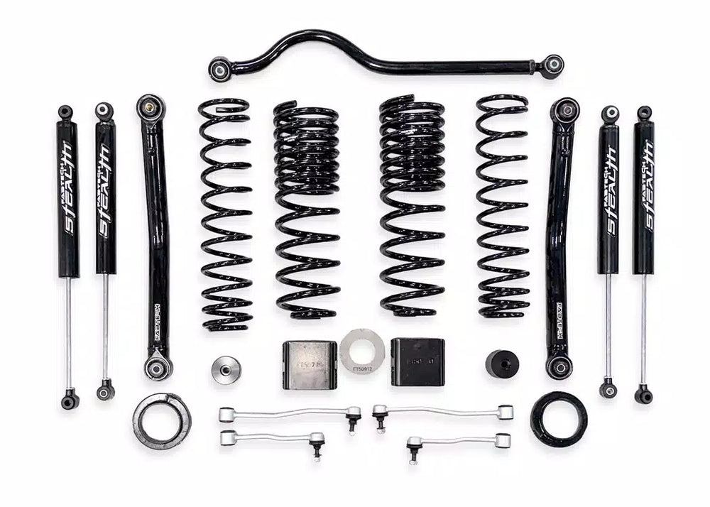 Fabtech 2020+ Jeep Gladiator JT 3in Stealth Sport Suspension System