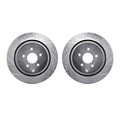 R1 09-24 INFINITI Q60 Rear Drill & Slot Silver Rotors
