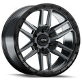 Torque Pritchett | Anthracite w/Black Lip | 17x9 | 6x5.5 | 0mm