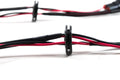Harness: H-Series housing pass-through cables w/ grommet (H11)(2x)