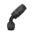 Reusable Hose End Black 90 Deg Elbow -8