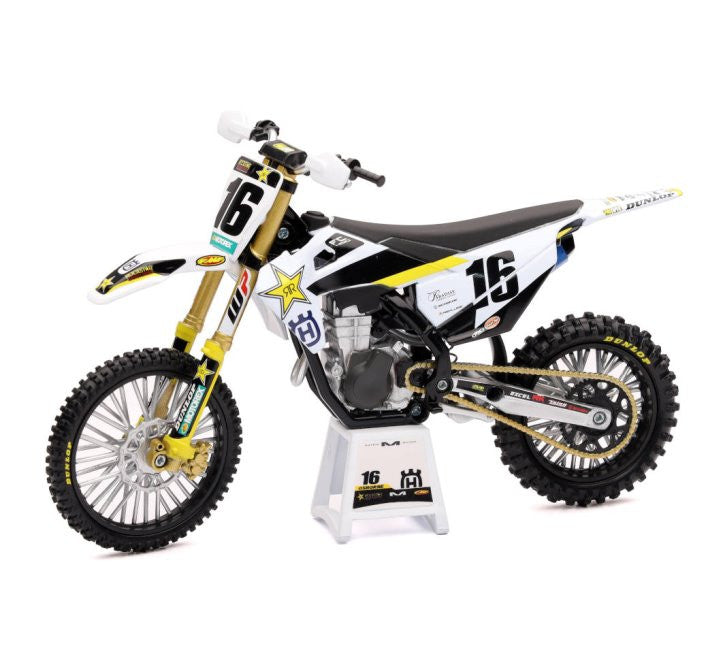 New Ray Toys Husqvarna Rockstar Team FC450 (Zach Osborne #16)/ Scale - 1:12