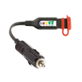 OPTIMATE MONITOR BATTERY STATUS / CHARGE SYSTEM MONITOR FOR 12V LEADACID WITH AUTO PLUG.