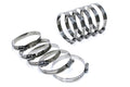HPS Performance Stainless Steel Worm Gear Liner Clamp SAE 44 10pc Pack 2-5 16 - 3-1 4 (59mm-83mm)