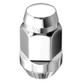 McGard Hex Lug Nut (Cone Seat Bulge Style) M12X1.5 / 3/4 Hex / 1.45in. Length (4-Pack) - Chrome
