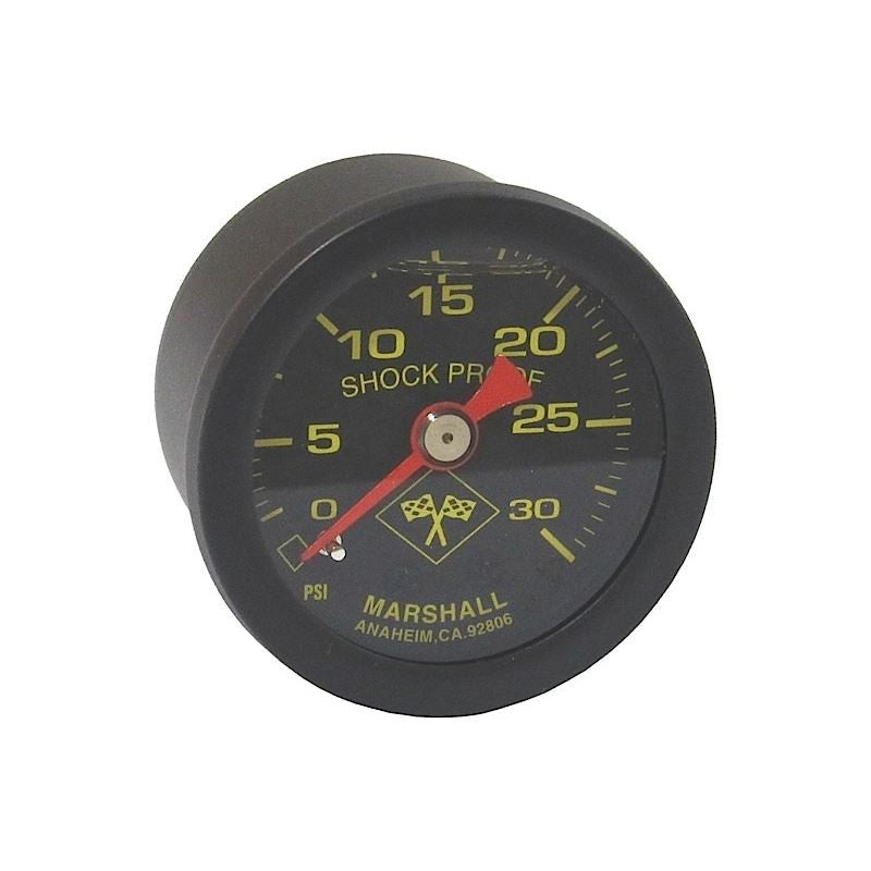 LIQUID FILLED MIDNIGHT BLACK PRESSURE GAUGE 030PSI
