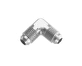 10 MALE 90 DEGREE AN/JIC FLARE ADAPTER CLEAR