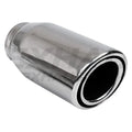 SLANTED DOUBLE LAYER SS EXHAUST TIP 2.00IN ID / 3.00IN OD