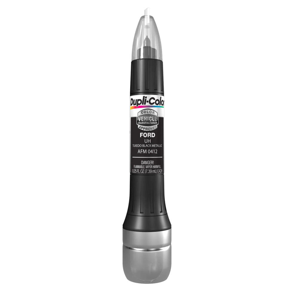 DUPLICOLOR ALLIN1 TUXEDO BLACK METALLIC UH . 25 OZ COLOR / .25 OZ CLEAR