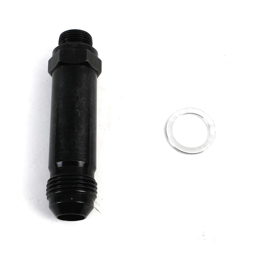 Fragola -8AN x 9/16-24 Carb Adapter Long 3in