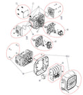 KIT BACK PLATE QM METER