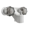RV TUB & SHOWER DIVERTER FAUCET WHITE