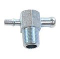 Steel T Fitting 3/8In NPT 3/8In & 1/4In Barbs